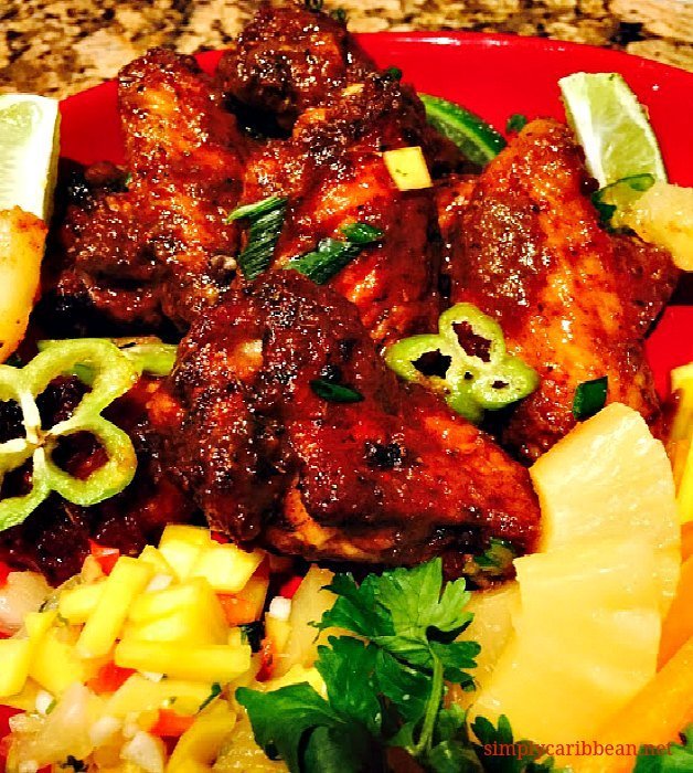 caribbean jerk spiced chicken wings 