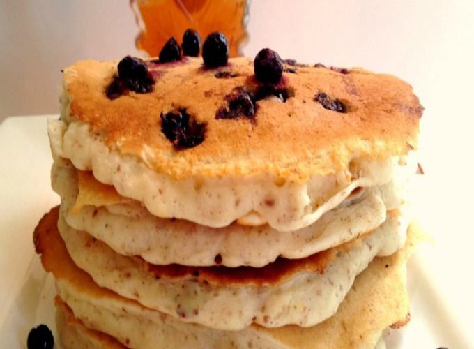 Vegan Blue Berry Pancakes