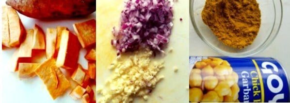 curry sweet potatoes